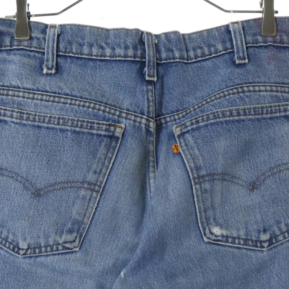 Levi's(リーバイス) 80S VINTAGE 684 ヴィンテージ ボタン裏575 オレンジタブ スモールe ジップフライ デニム フレアパンツ ベルボトム インディゴ