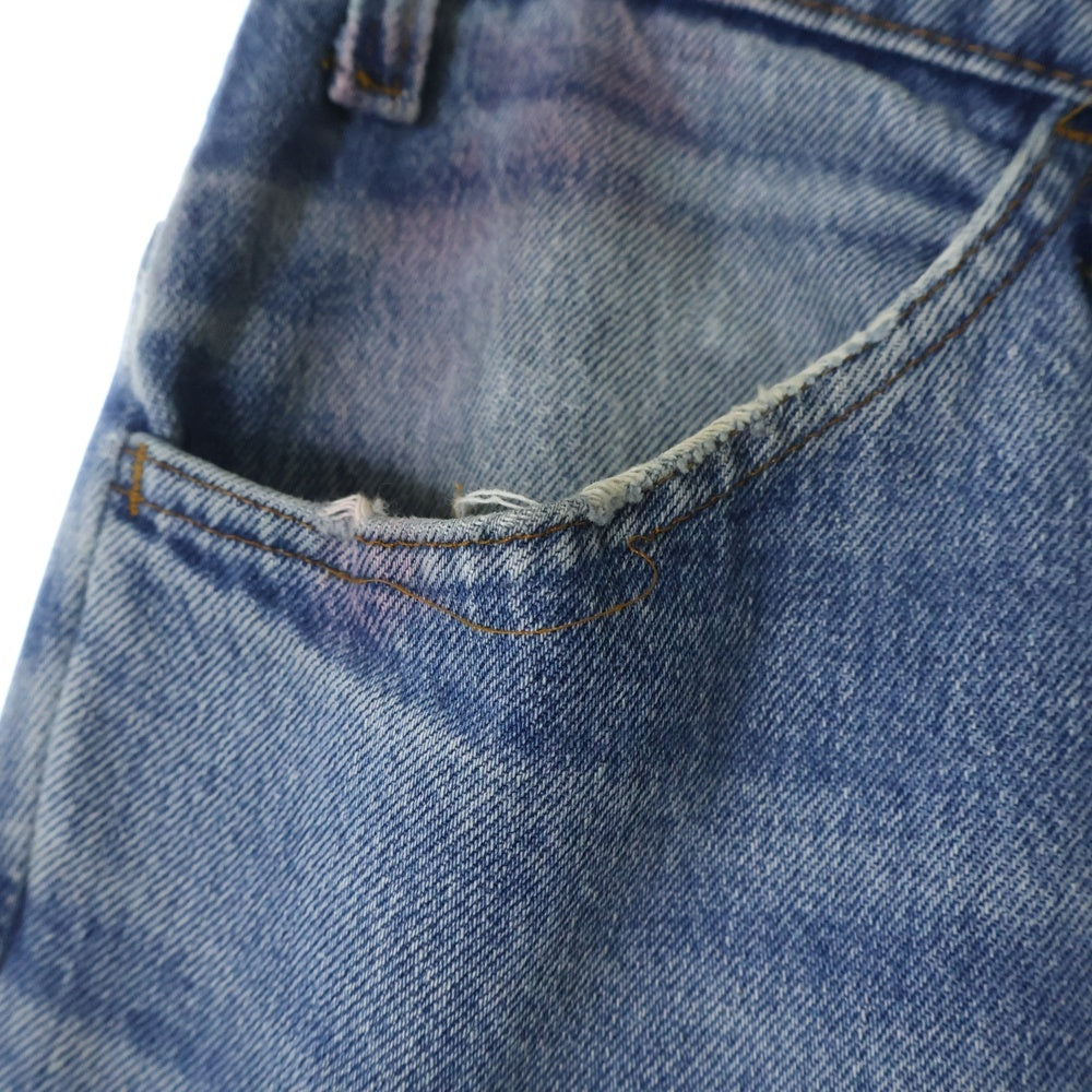 Levi's(リーバイス) 80S VINTAGE 684 ヴィンテージ ボタン裏575 オレンジタブ スモールe ジップフライ デニム フレアパンツ ベルボトム インディゴ