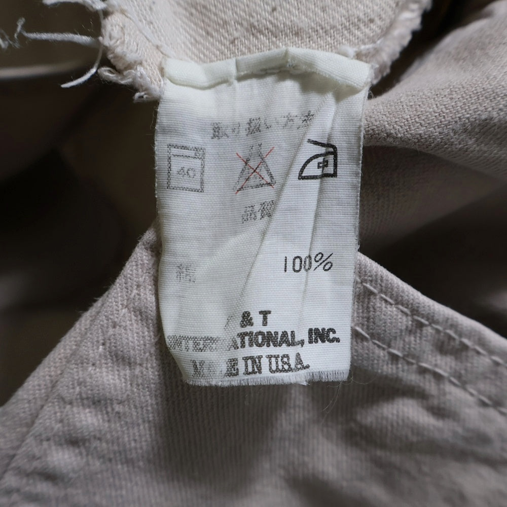 CARHARTT(カーハート) 90-00S VINTAGE ヴィンテージ フロントロゴ オーバーオール ベージュ