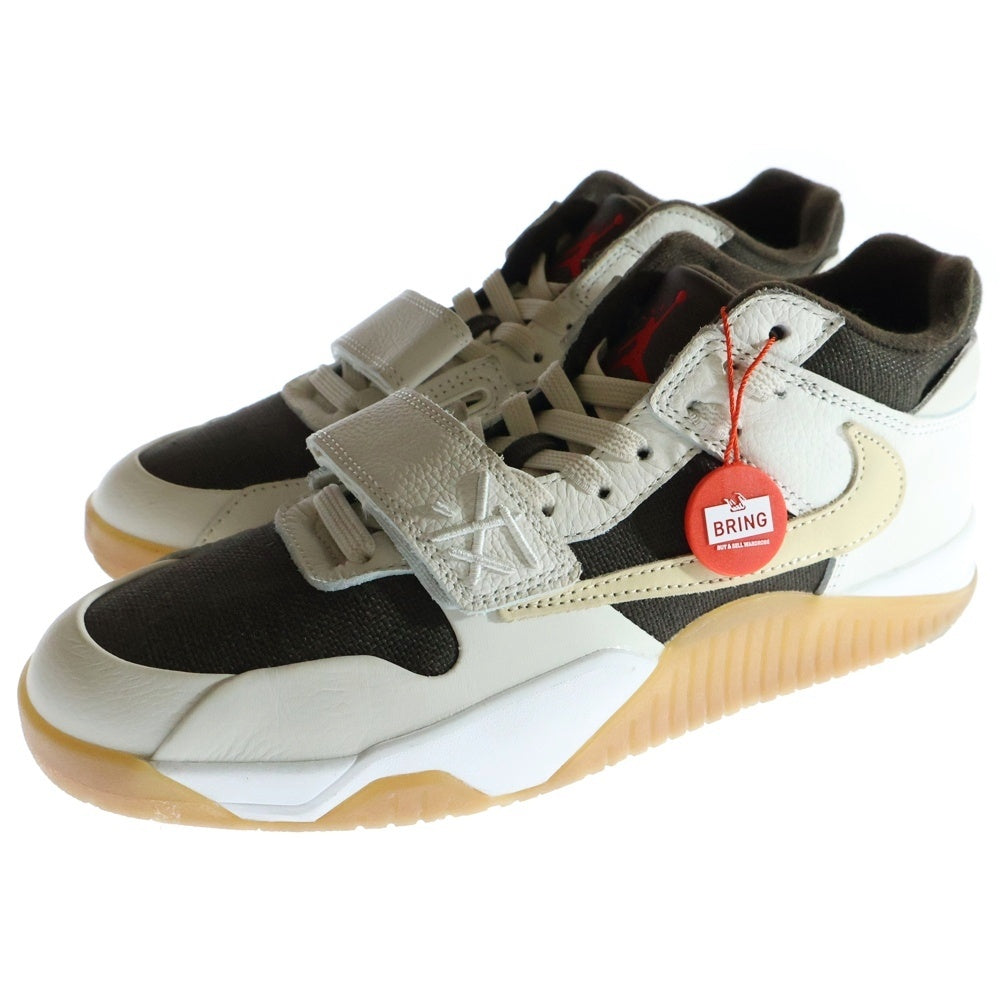 NIKE(ナイキ) ×TRAVIS SCOTT JORDAN JUMPMAN JACK TR トラヴィススコット ジョーダン ジャンプマンジャック セイル ダークモカ ハイカットスニーカー FZ8117-100