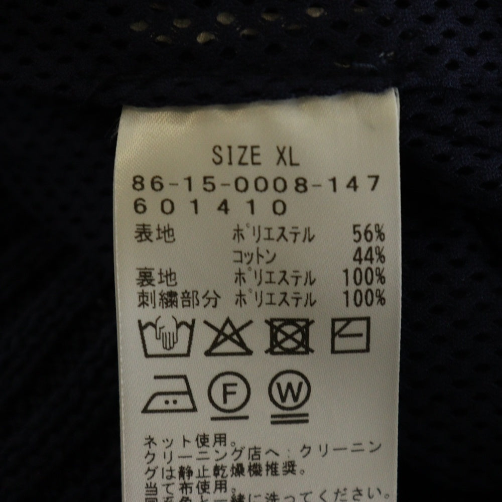 Setinn(セットイン) 24AW JACQUARD KNIT フロントロゴ クルーネック ジャガードニット セーター ネイビー 86-15-0008-147