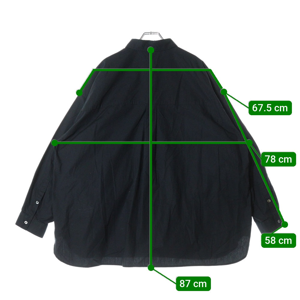 FreshService(フレッシュサービス) UTILITY B.D SHIRT ユーティリティー ボタンダウン コットン 長袖シャツ ネイビー FSW-23-SH-011