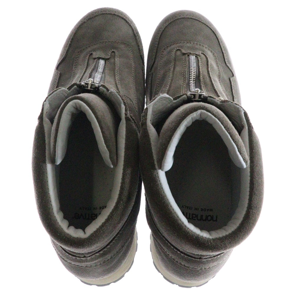 nonnative(ノンネイティブ) HIKER ZIP BOOTS COW LEATHER カウレザースエード ハイカー ジップアップブーツ ブラウン NN-F4203