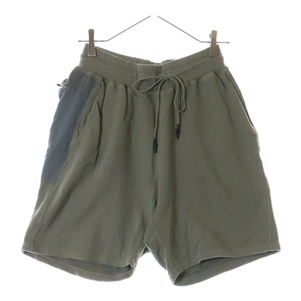 nonnative(ノンネイティブ) JOGGER EASY SHORTS COTTON SWEAT OVERDYED オーバーダイ コットン スウェット ジョガーイージーショーツ ハーフパンツ カーキ NN-P4248