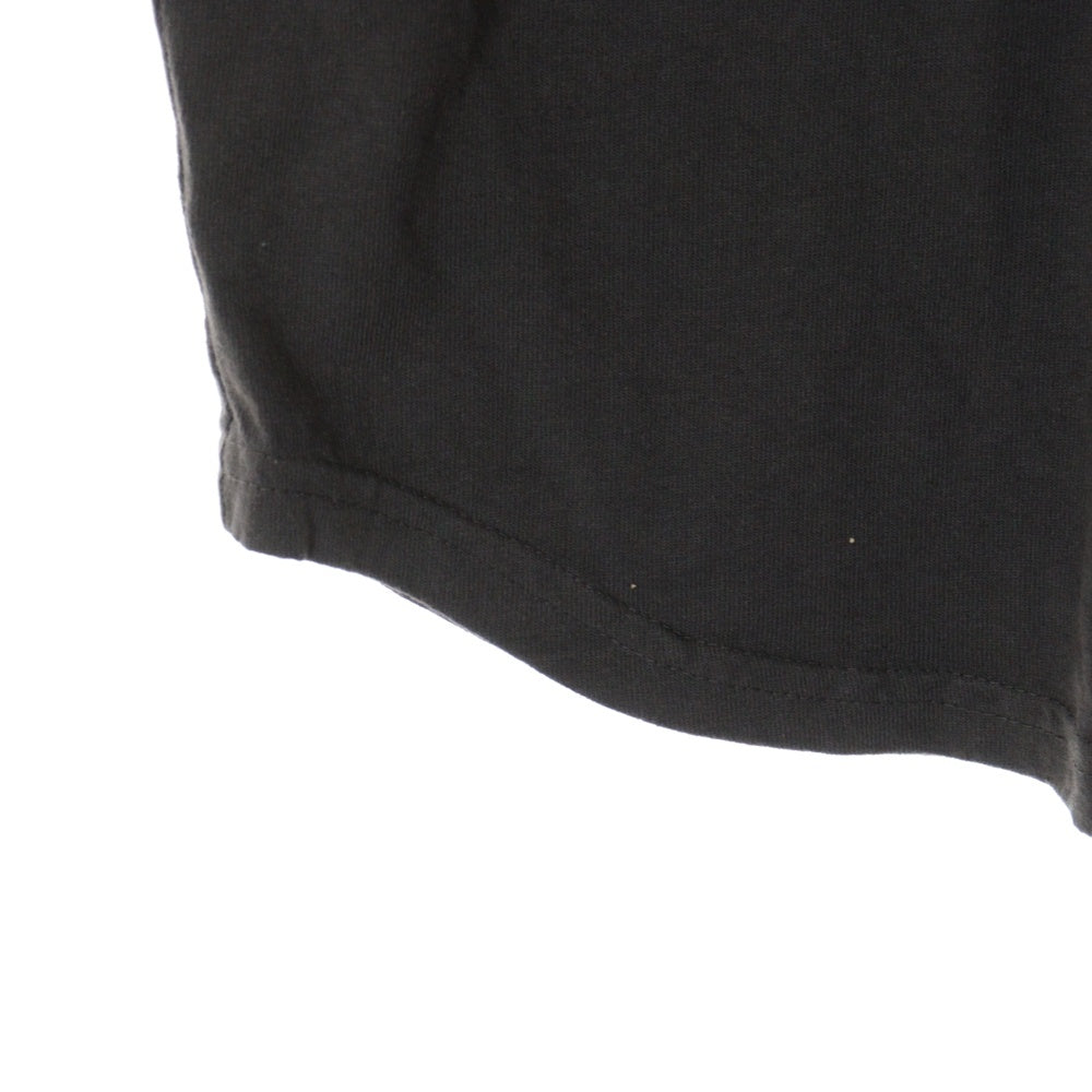 SANDINISTA(サンディニスタ) EASY FIT イージーフィット フロントアーチプリント クルーネック 半袖Tシャツ カットソー ブラウン