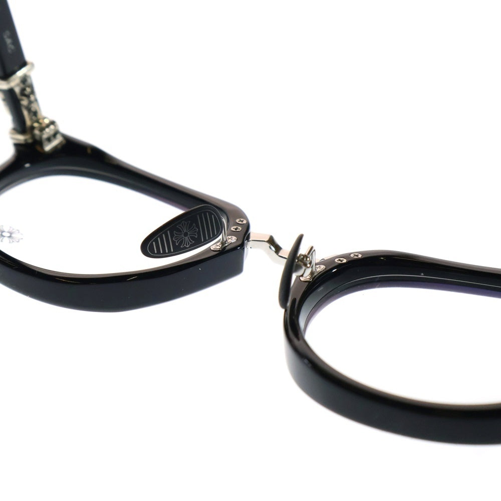 CHROME HEARTS(クロムハーツ) SAC BK/SS サングラス ネガネ 眼鏡 ブラック/シルバー