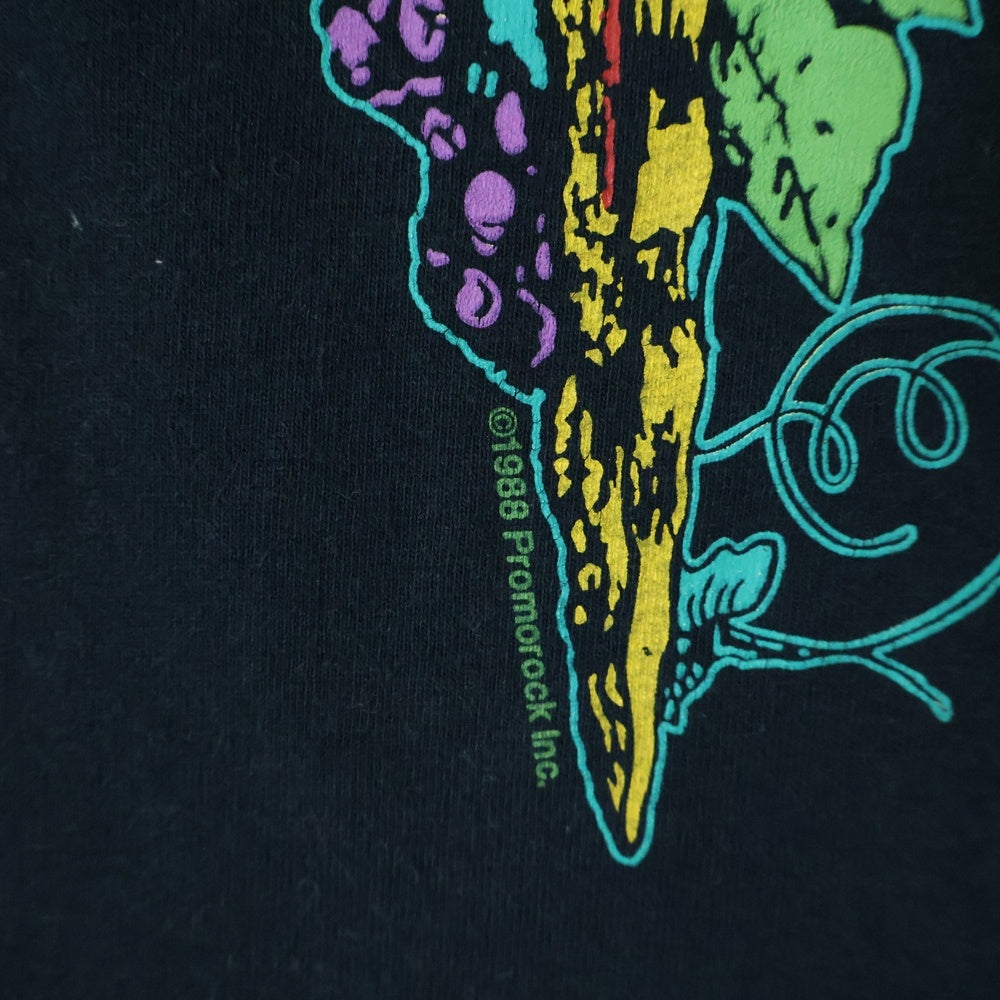 VINTAGE(ヴィンテージ) 90S Keith Richards X Pensive The Wino anvil ボディ キースリチャード プリントTシャツ 半袖カットソー グリーン
