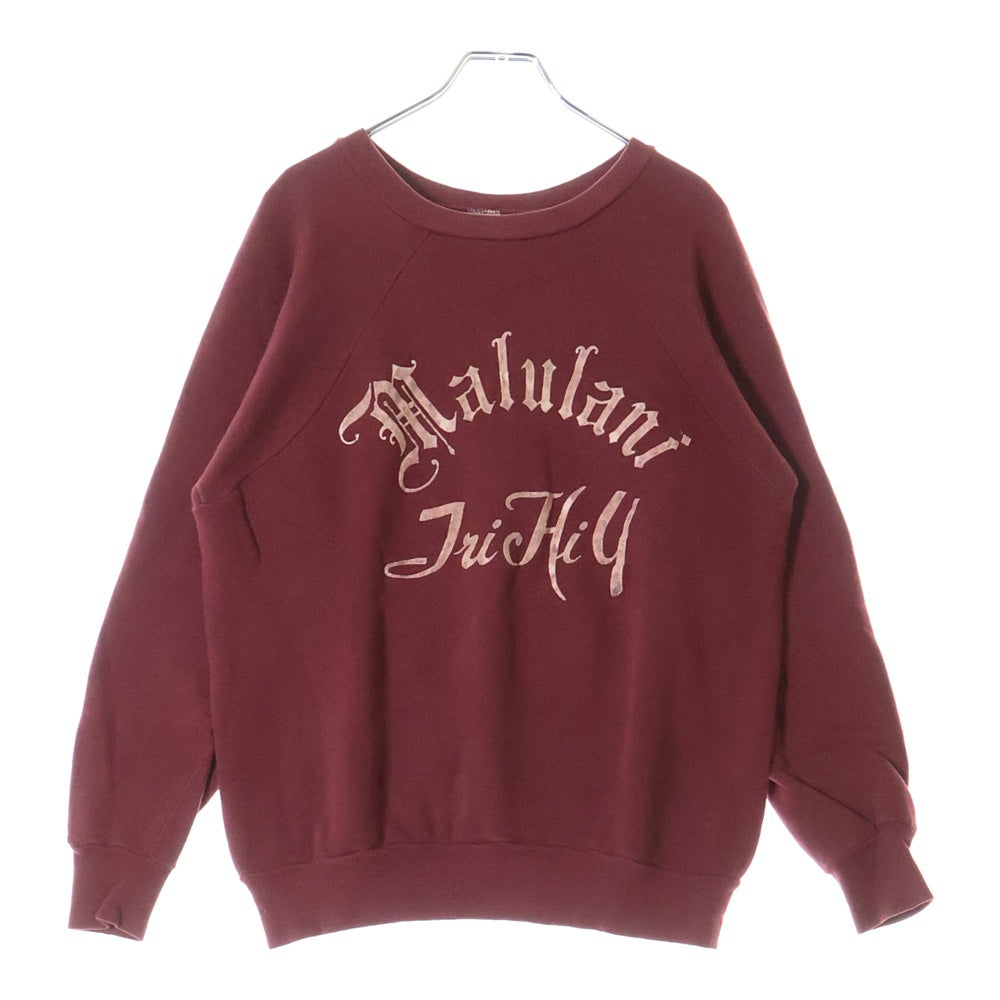 Healthknit(ヘルスニット) 60S VINTAGE RAGLAN SWEASHIRT ヴィンテージ クルーネック ラグランスウェットトレーナー レッド
