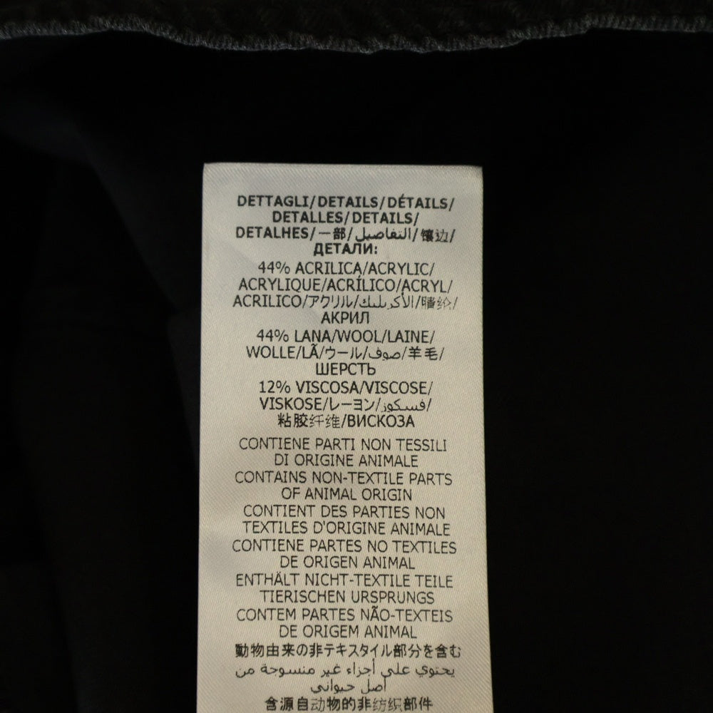 GUCCI(グッチ) 21SS WASHED ORGANIC DENIM SHIRT ウォッシュドオーガニック ホースビット シェリーラインポケット メタルボタン デニムシャツ ブラック 626480 XDBJD