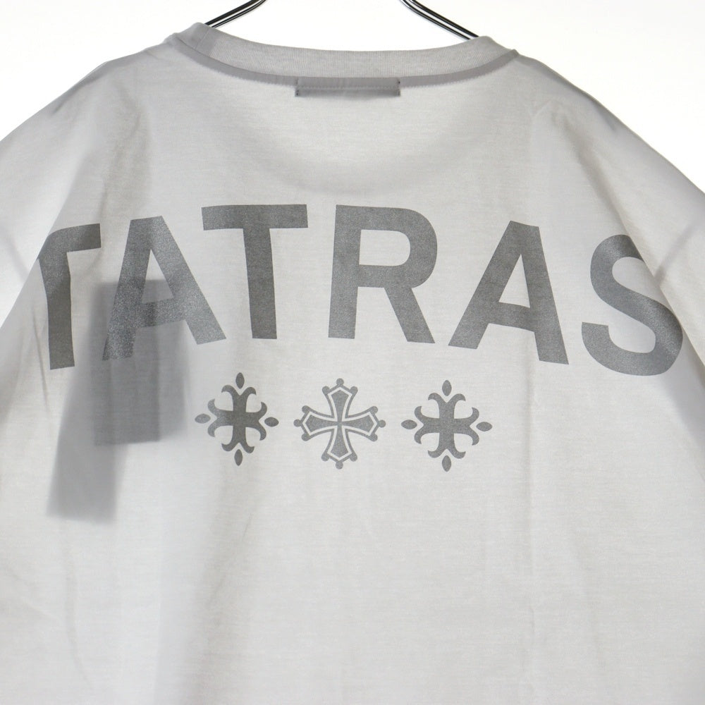 TATRAS(タトラス) MONTANI モンターニ 両面プリント クルーネック コットン 半袖Tシャツ カットソー ホワイト MTAT25S8309-M