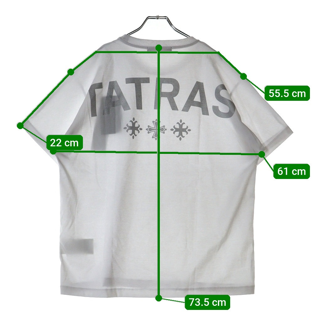 TATRAS(タトラス) MONTANI モンターニ 両面プリント クルーネック コットン 半袖Tシャツ カットソー ホワイト MTAT25S8309-M