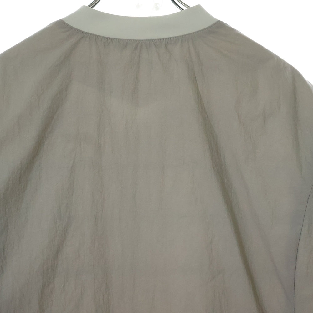 NANGA(ナンガ) NO COLLAR SOFT DOWN CARDIGAN ノーカラー ソフト ダウンカーディガン ベージュ 24SA-1