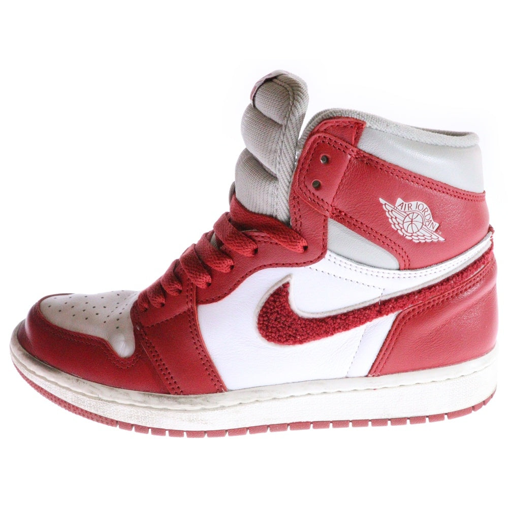 NIKE(ナイキ) WMNS AIR JORDAN1 RETRO HIGH OG ウィメンズ エアジョーダン1 レトロ ハイカットスニーカー ホワイト/レッド US8/25cm DJ4891-061
