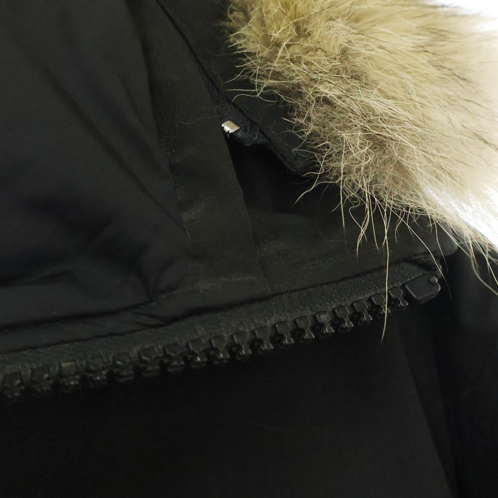 CANADA GOOSE(カナダグース) JASPER PARKA ジャスパーパーカ ファー付 フーデット ダウンジャケット ブラック 3438JM
