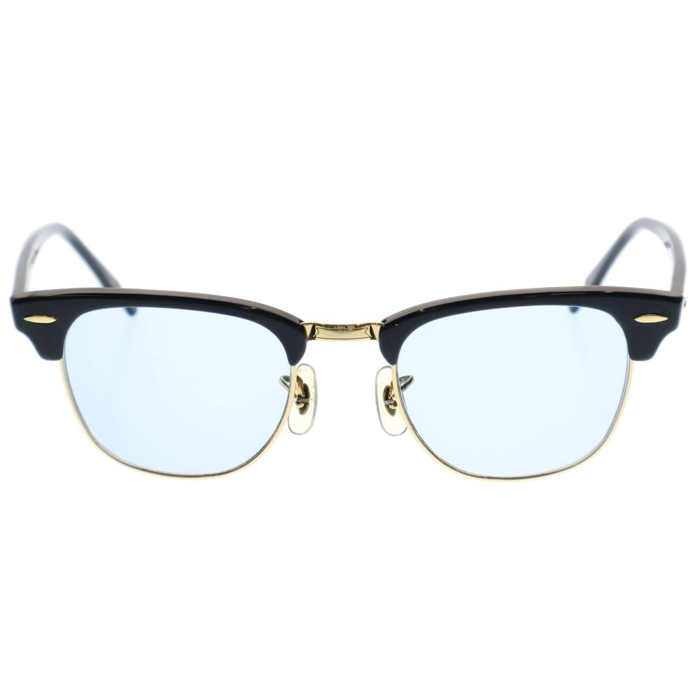 Ray Ban(レイバン) CLUBMASTER クラブマスター サングラス メガネ 眼鏡 ブラック/ゴールド RB3016 W0365