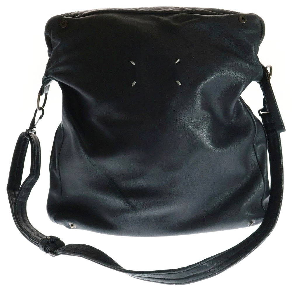 Maison Margiela 10(メゾン マルジェラ) 10SS ここのえ期 JUST IN CASE ジャストインケース レザー ショルダーバッグ ブラック