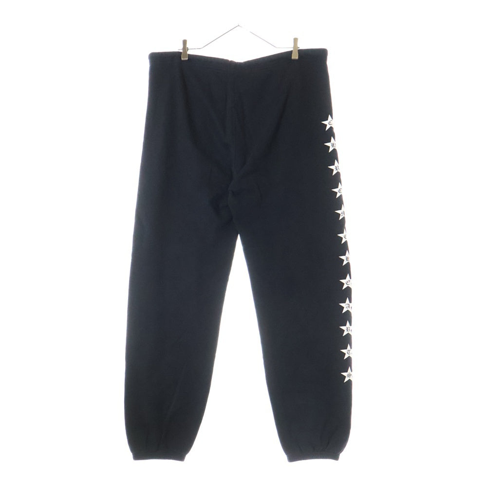 CHROME HEARTS(クロムハーツ) STAR SWEAT PANTS スターロゴプリント スウェットパンツ ブラック