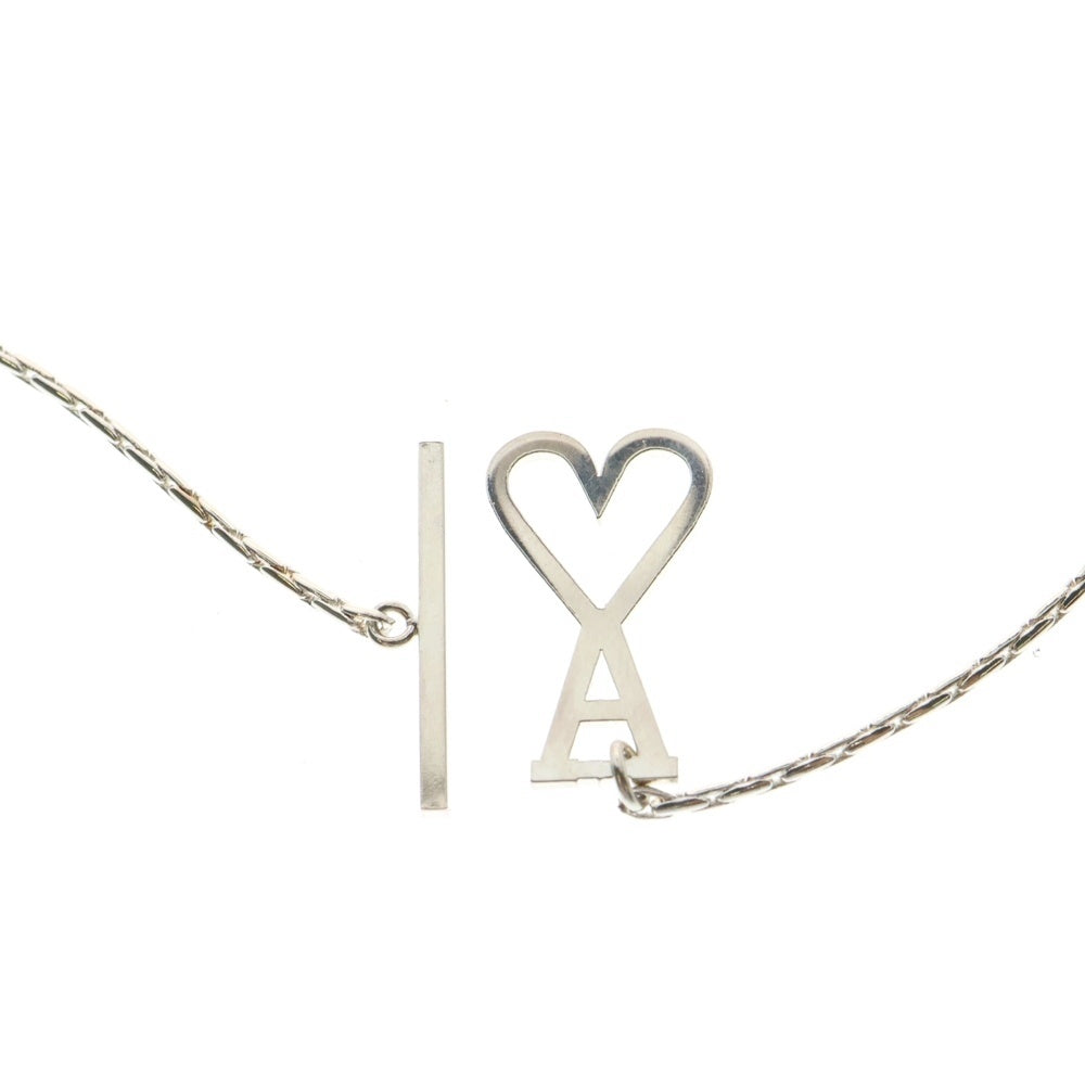 AMI Alexandre Mattiussi(アミアレクサンドルマテュッシ) AMI DE COEUR アミ ドゥ クール ネックレス シルバー