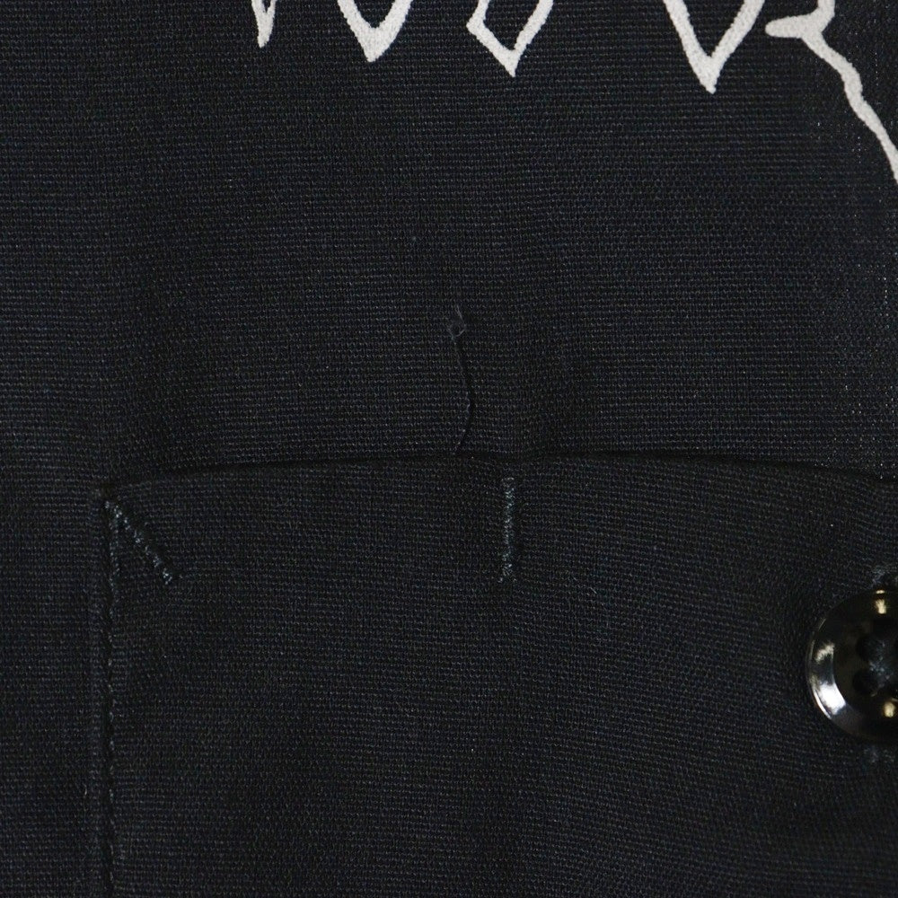 ALYX(アリクス) × Dickies デッキーズ ロゴ プリント ワーク 半袖 シャツ ブラック