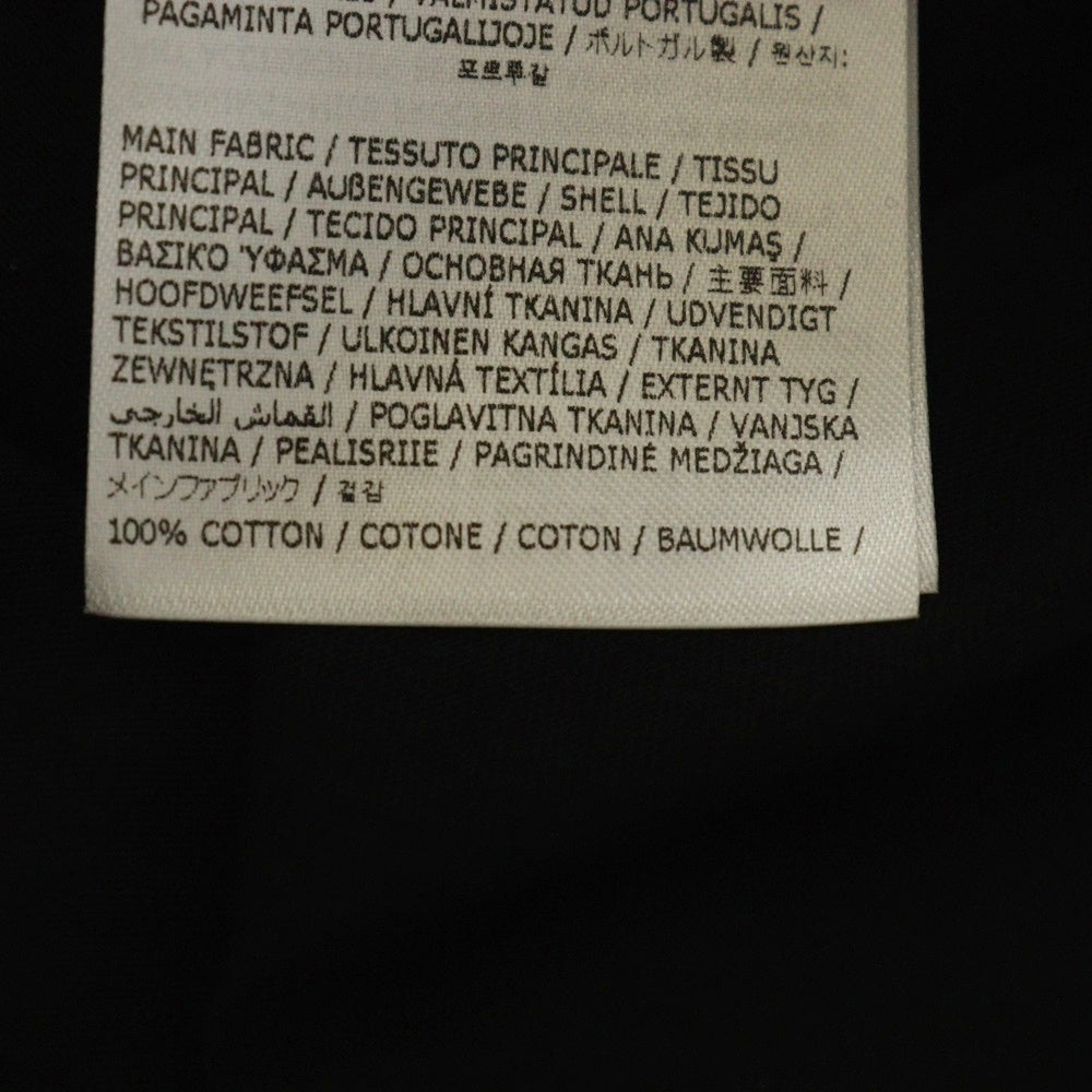 MM6 Maison Margiela(エムエムシックスメゾンマルジェラ) 25SS ニュースペーパー プリント 半袖カットソー Tシャツ ブラック SH0GC0043 S24312