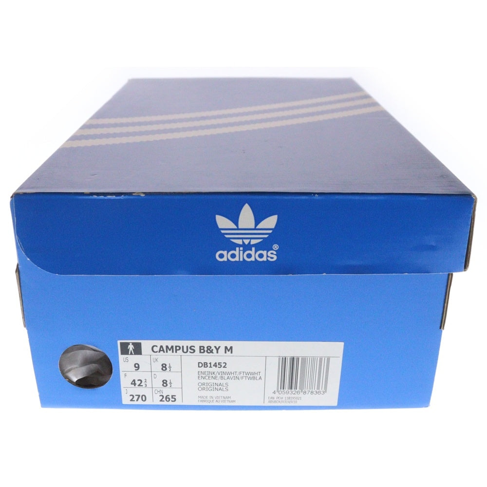 adidas(アディダス) CAMPUS B&Y M キャンパス ビューティーアンドユース スエード ローカットスニーカー パープル US9/27cm DB1452