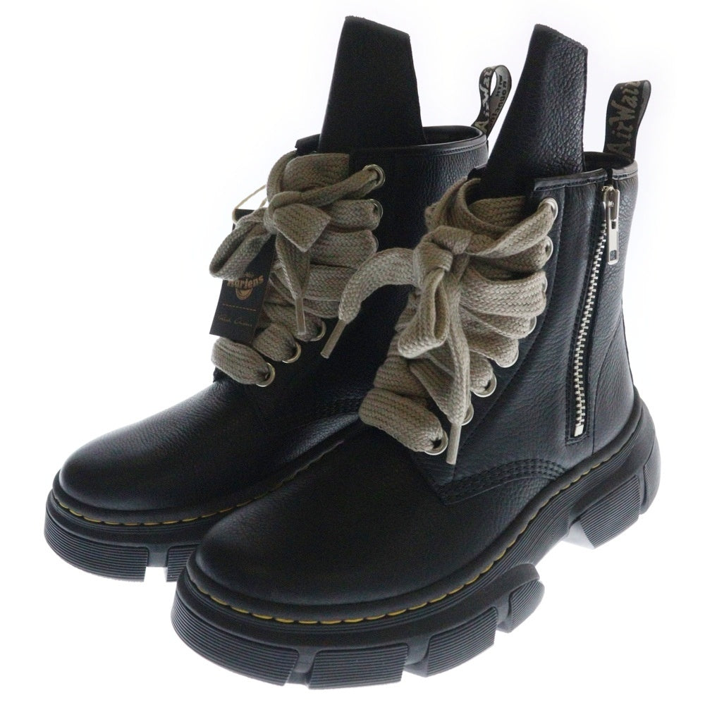 Rick Owens(リックオウエンス) × Dr.Martens 1460 DMXL Jumbo Lace Boot ドクターマーチン ジャンボ レース レザー ブーツ ブラック 31755001