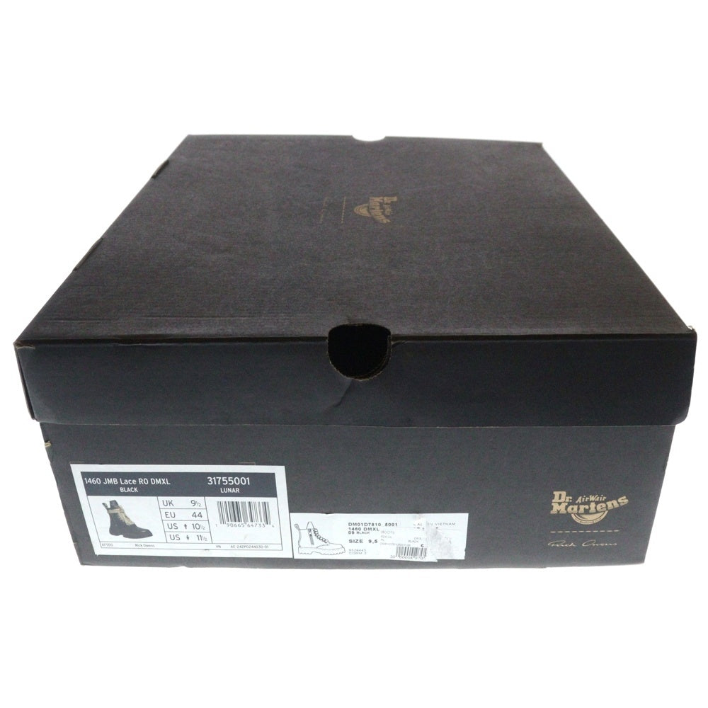 Rick Owens(リックオウエンス) × Dr.Martens 1460 DMXL Jumbo Lace Boot ドクターマーチン ジャンボ レース レザー ブーツ ブラック 31755001