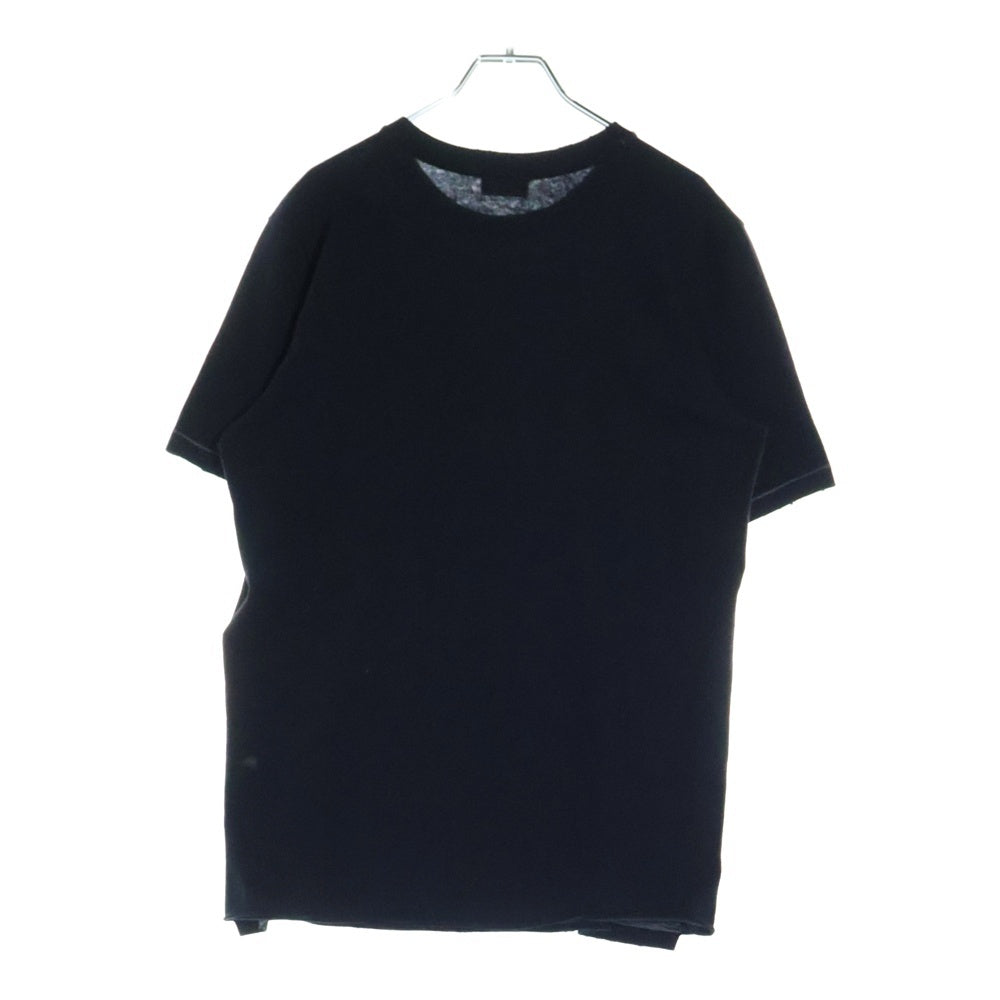 SAINT LAURENT PARIS(サンローランパリ) HEART PRINT T SHIRT ハート プリント クルーネック半袖Tシャツ カットソー ブラック 682175 Y36OB