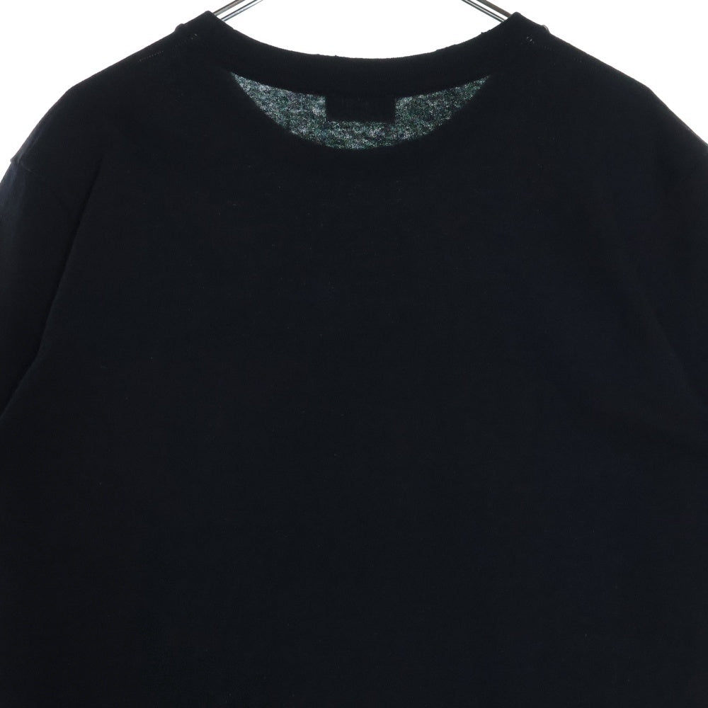 SAINT LAURENT PARIS(サンローランパリ) HEART PRINT T SHIRT ハート プリント クルーネック半袖Tシャツ カットソー ブラック 682175 Y36OB