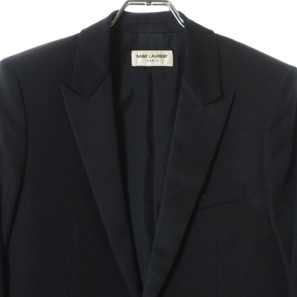 SAINT LAURENT PARIS(サンローランパリ) スモーキング シングルテーラードジャケット ブラック 392891 YYL99