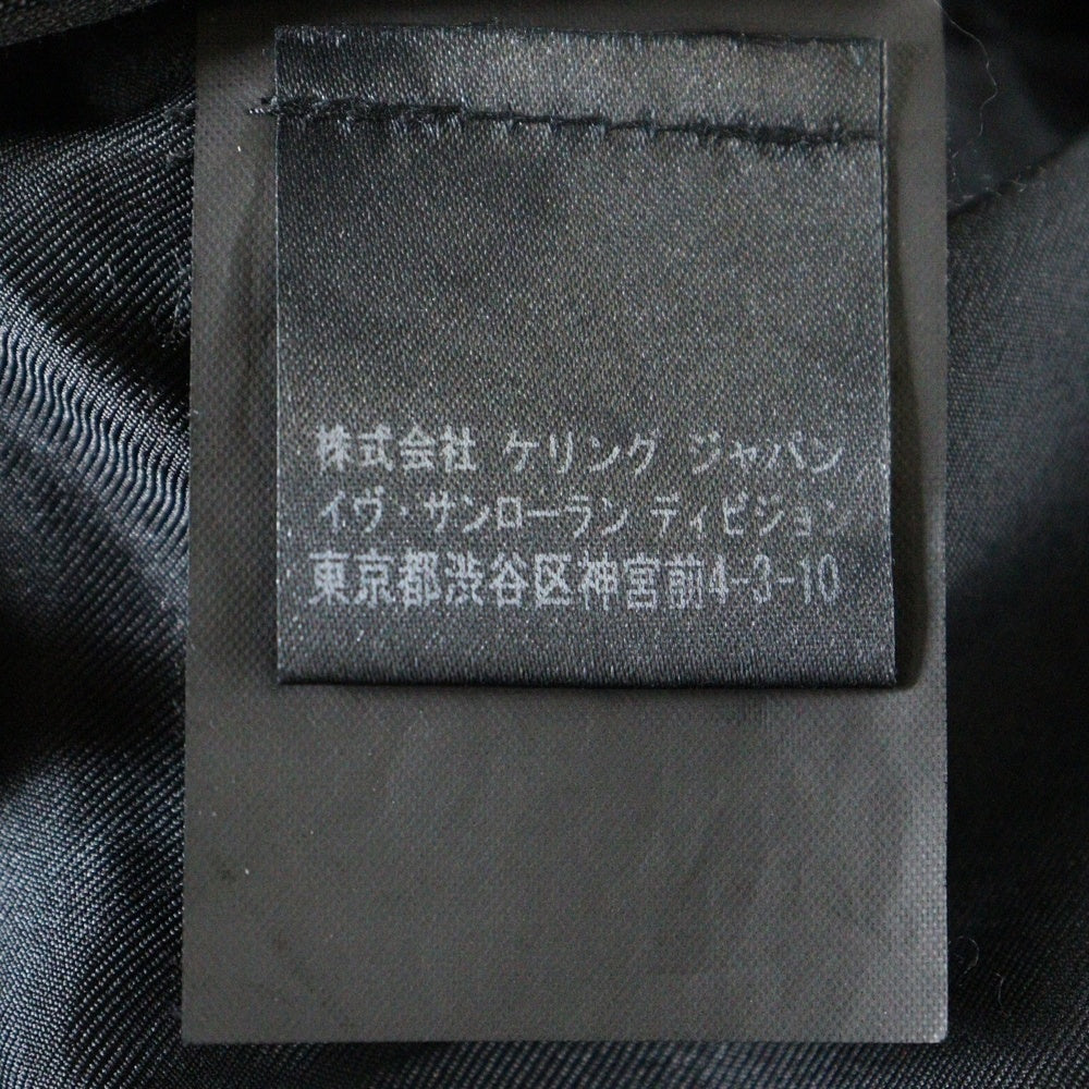 SAINT LAURENT PARIS(サンローランパリ) スモーキング シングルテーラードジャケット ブラック 392891 YYL99