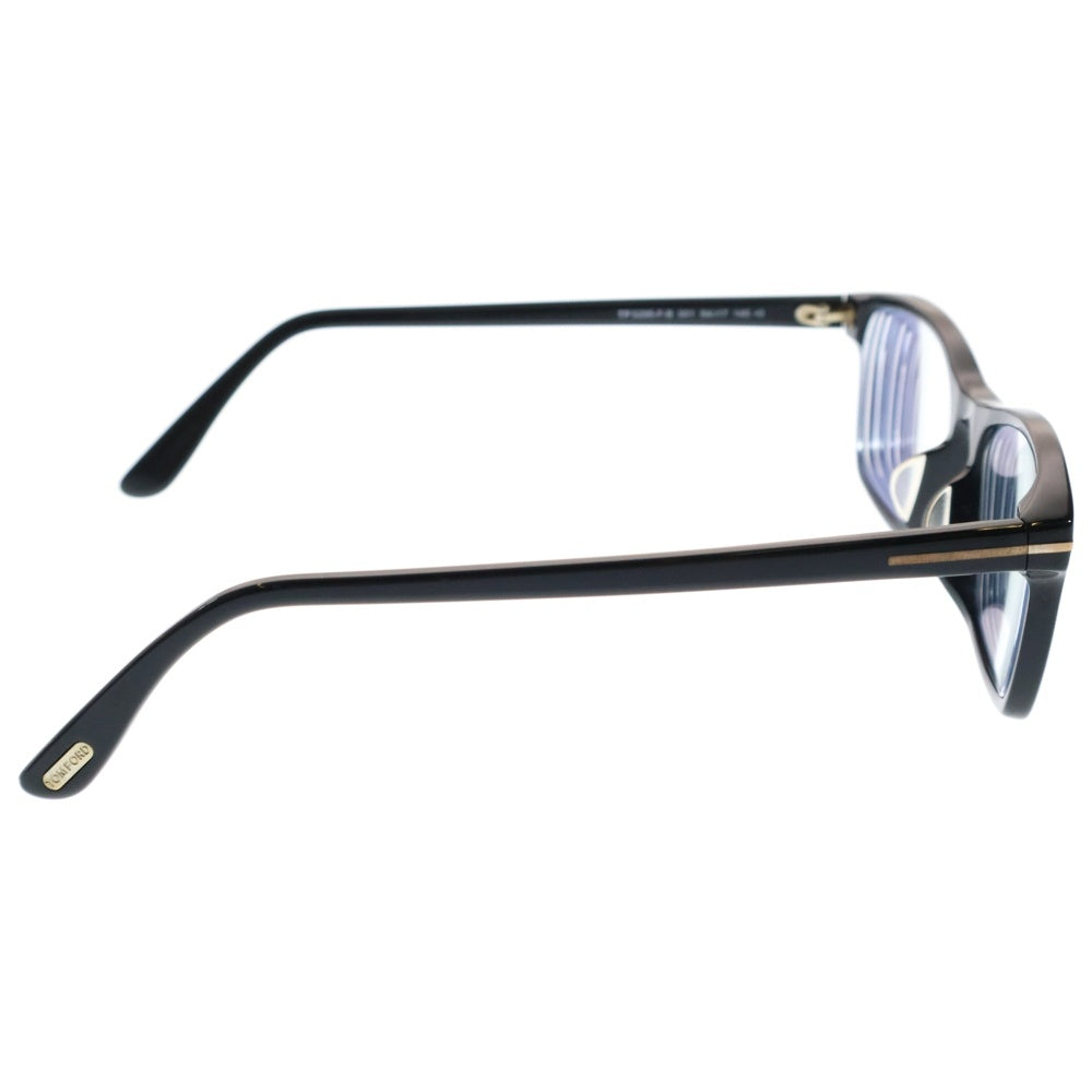 TOM FORD(トムフォード) アジアンフィット ブルーライトレンズ サングラス スクエア型 アイウェア 眼鏡 ブラック TF5295-F-B