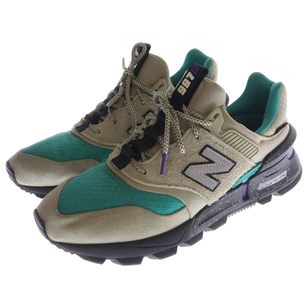 New Balance(ニューバランス) MS997SB SPORT GREY STONEWEAR スポーツ グレー ストーンウェア ローカットスニーカー ベージュ/グリーン US10/28cm