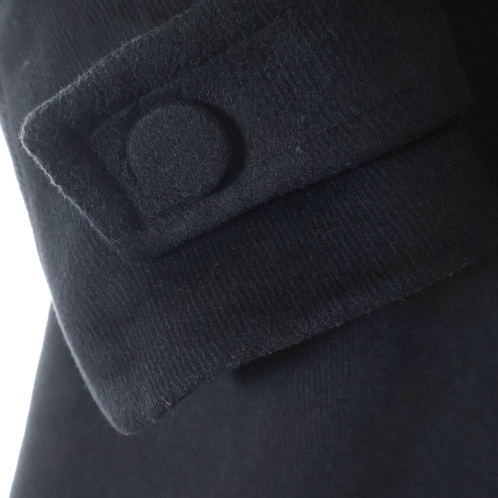 SLY(スライ) 2WAY BELT SHAWL L/COAT ショールカラー ウール ロング チェスターコート ブラック レディース 030CSK30-2770