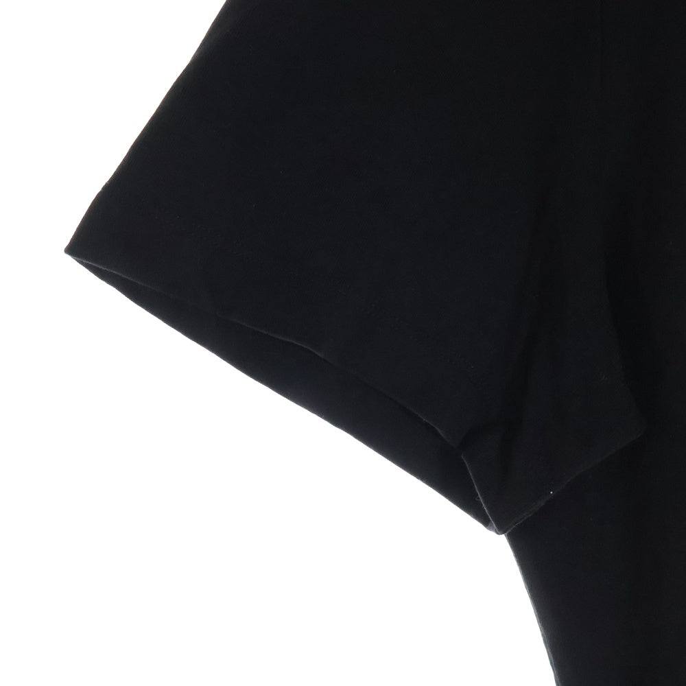 MONCLER(モンクレール) 22AW SAFARI TEE サファリ フロントロゴプリントTシャツ 半袖クルーネックカットソー ブラック I10918C00051