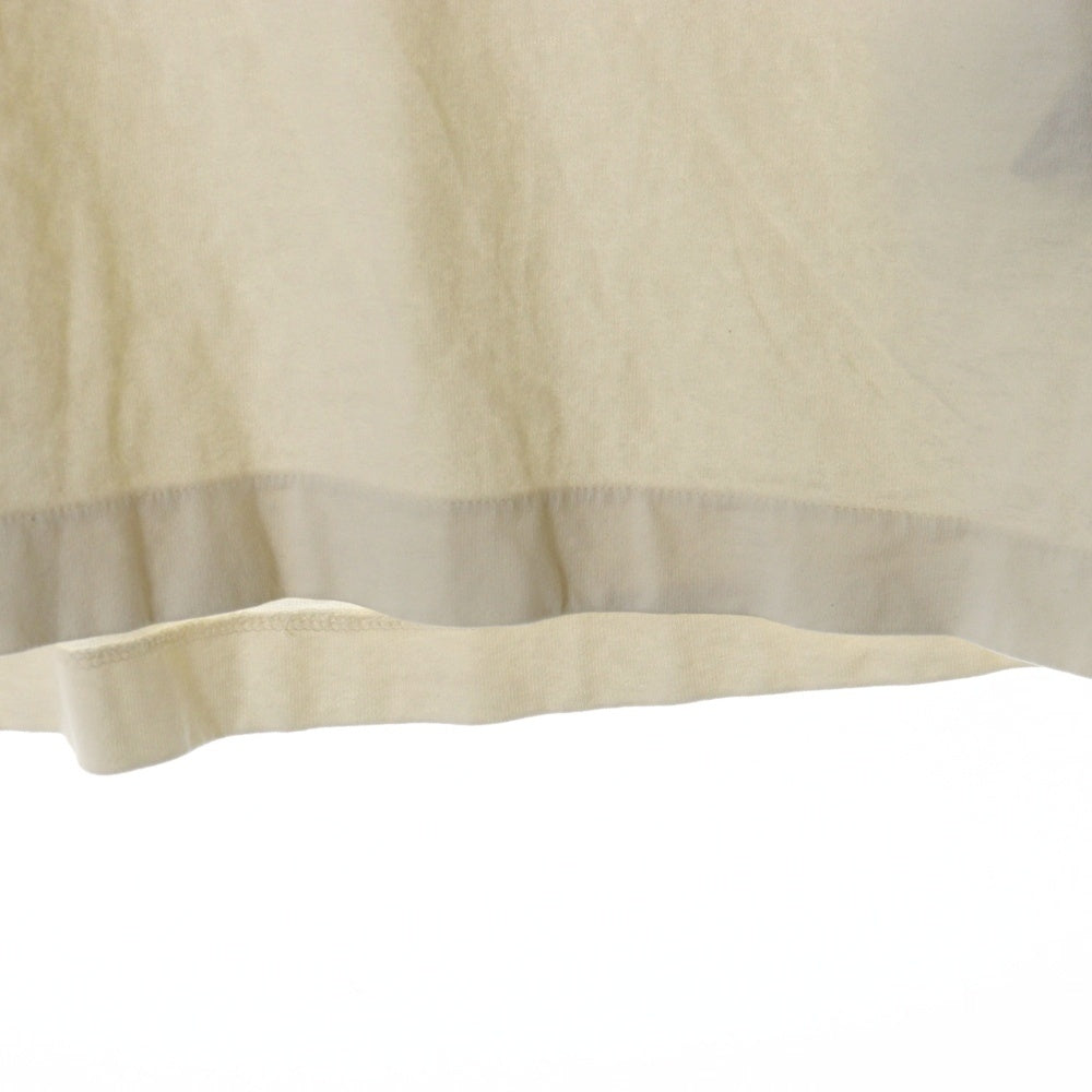 FEAR OF GOD(フィアオブゴッド) ロゴプリント オーバーサイズTシャツ 半袖クルーネックカットソー アイボリー