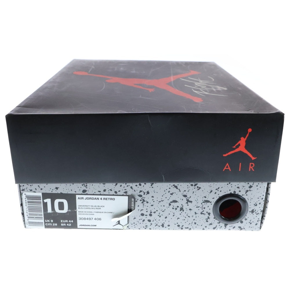 NIKE(ナイキ) ×TRAVIS SCOTT AIR JORDAN 4 RETRO CACTUS JACK トラヴィススコット エアジョーダン 4 ハイカットスニーカー ブルー US10/28cm 308497-406