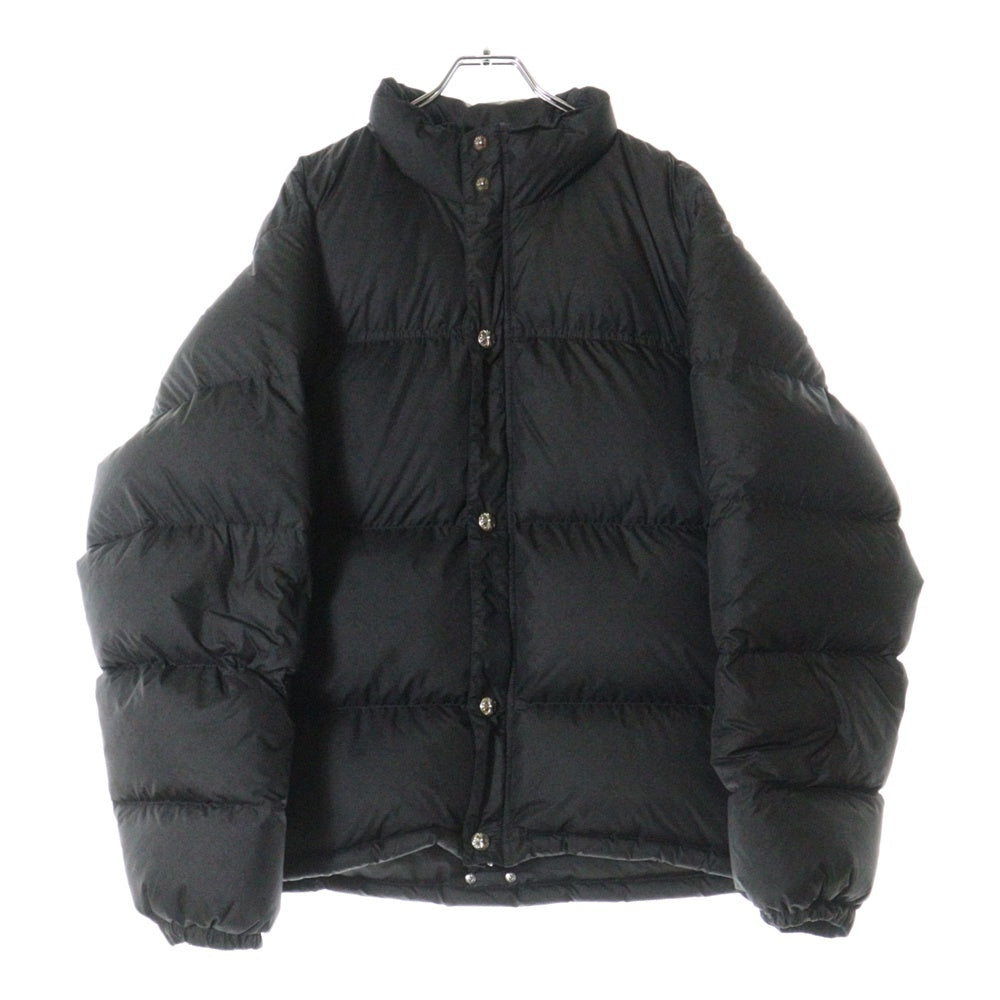 CHROME HEARTS(クロムハーツ) STIFF V2 FBRC スティッフ CHプラス総柄 クロスボールボタン ナイロンダウンジャケット ブラック/シルバー