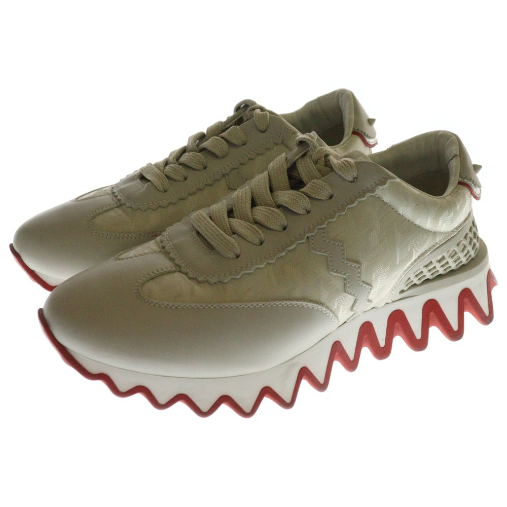 CHRISTIAN LOUBOUTIN(クリスチャンルブタン) LOUBISHARK DONNA FLAT ルビシャーク ローカットスニーカー ホワイト/レッド 3200260