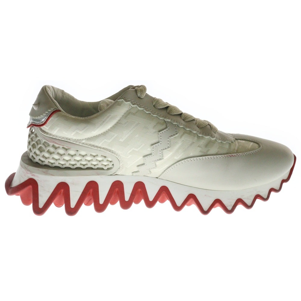 CHRISTIAN LOUBOUTIN(クリスチャンルブタン) LOUBISHARK DONNA FLAT ルビシャーク ローカットスニーカー ホワイト/レッド 3200260