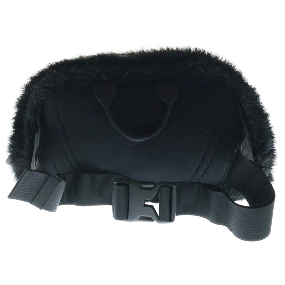 SUPREME(シュプリーム) ×THE NORTH FACE 20AW FAUX FUR WAIST BAG ザ ノース フェイス フェイク ファー ウエストバック ブラック NF0A5G87