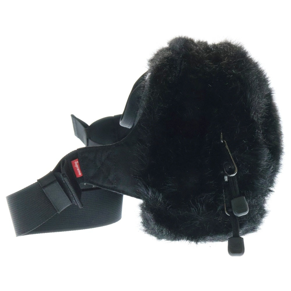 SUPREME(シュプリーム) ×THE NORTH FACE 20AW FAUX FUR WAIST BAG ザ ノース フェイス フェイク ファー ウエストバック ブラック NF0A5G87