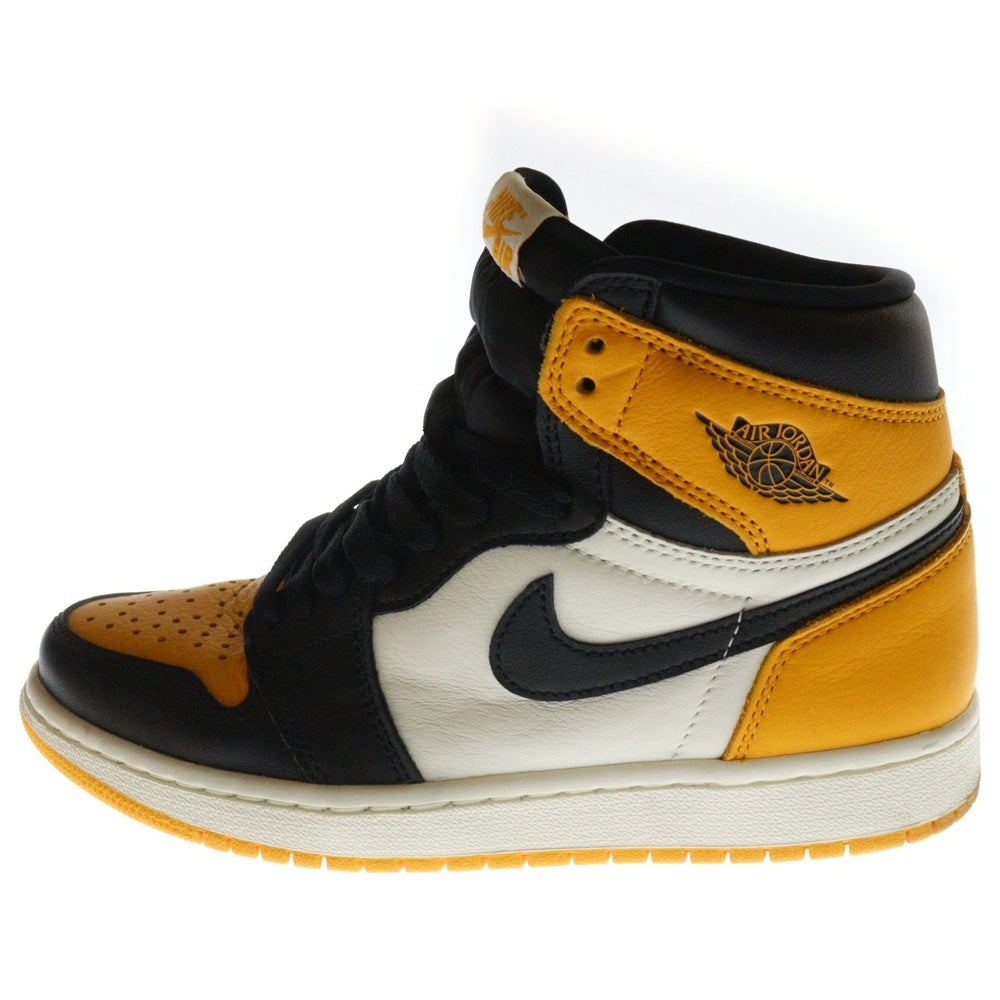 NIKE(ナイキ) AIR JORDAN 1 RETRO HIGH OG TAXI エアジョーダン1 レトロ タクシー ハイカットスニーカー イエロー/ホワイト/ブラック US6.5/24.5cm レディース 555088-711