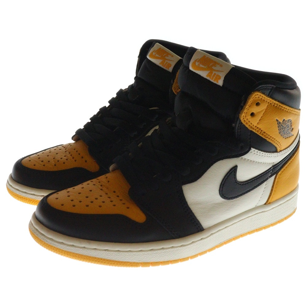 NIKE(ナイキ) AIR JORDAN 1 RETRO HIGH OG TAXI エアジョーダン1 レトロ タクシー ハイカットスニーカー イエロー/ホワイト/ブラック US6.5/24.5cm レディース 555088-711