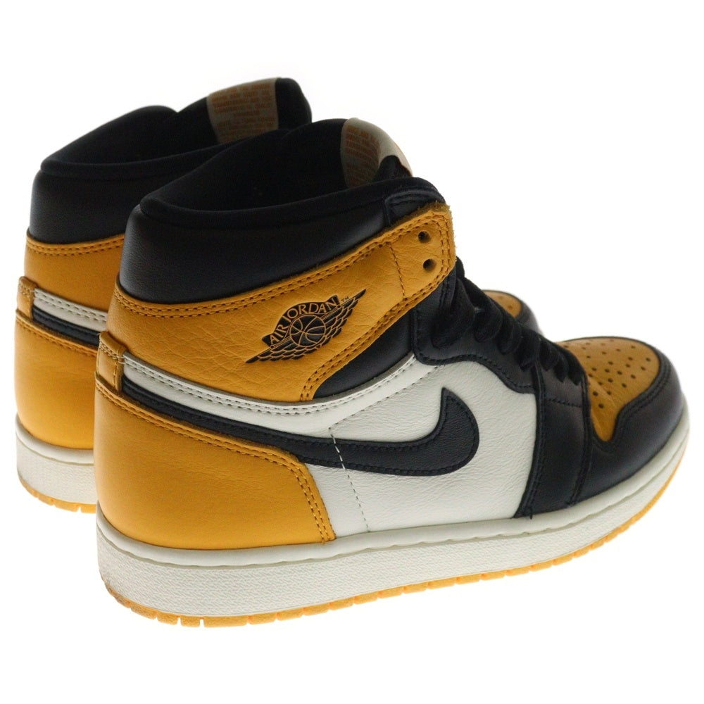 NIKE(ナイキ) AIR JORDAN 1 RETRO HIGH OG TAXI エアジョーダン1 レトロ タクシー ハイカットスニーカー イエロー/ホワイト/ブラック US6.5/24.5cm レディース 555088-711