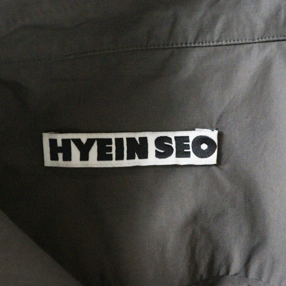HYEIN SEO(ヘインソ) Smoking Pocket スモーキングポケット ナイロン 半袖シャツ グレー