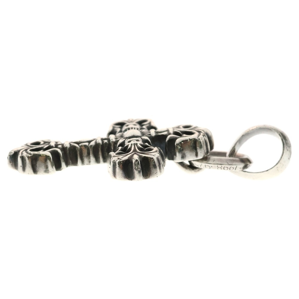 CHROME HEARTS(クロムハーツ) FILIG CROSS-XSM W BALE フィリグリークロスXSベイル wベイル ネックレストップ シルバー BCA262