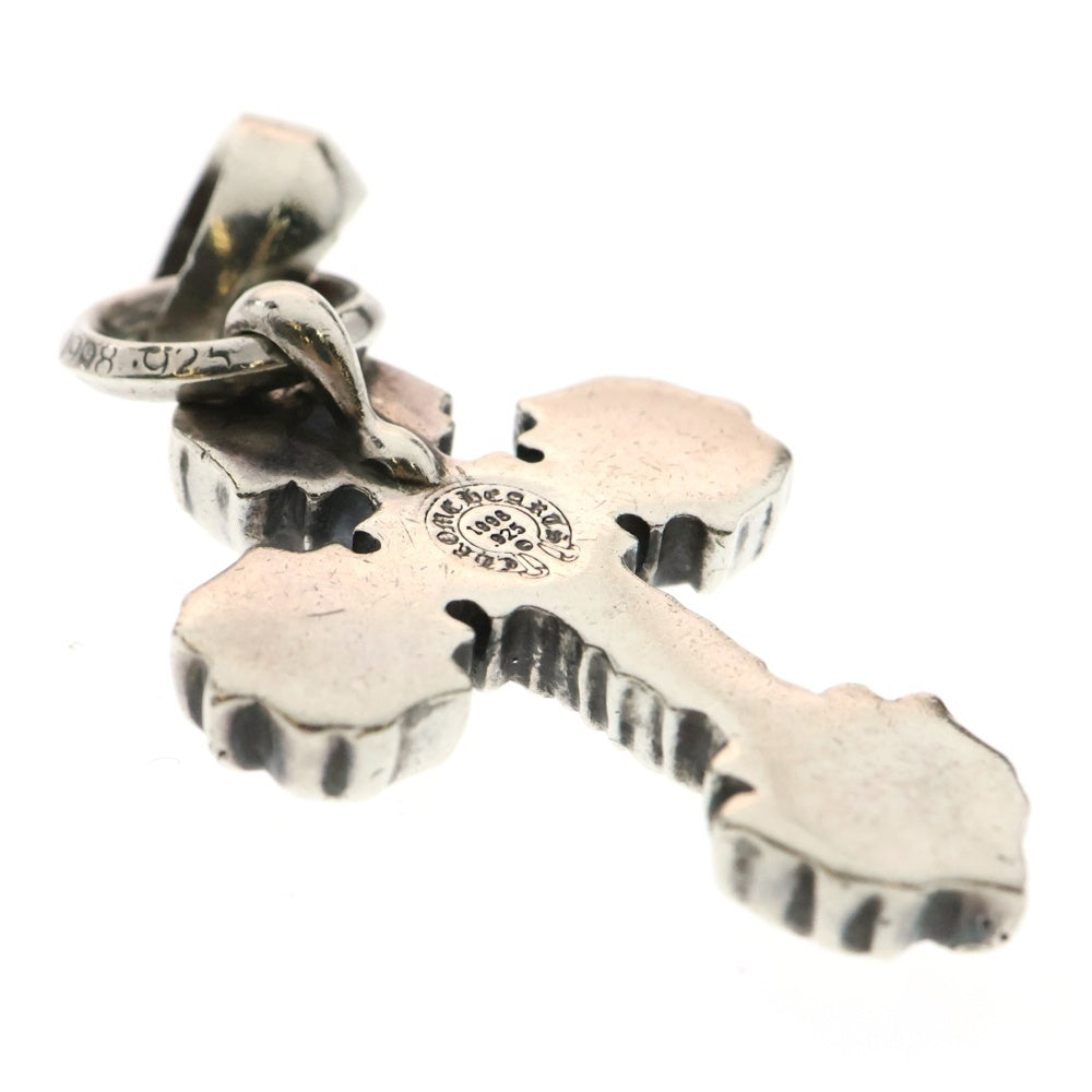 CHROME HEARTS(クロムハーツ) FILIG CROSS-XSM W BALE フィリグリークロスXSベイル wベイル ネックレストップ シルバー BCA262