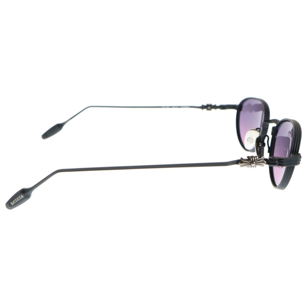CHROME HEARTS(クロムハーツ) CLITORIAL オーバルフレーム カラーレンズサングラス メガネ 眼鏡 ブラック/パープル