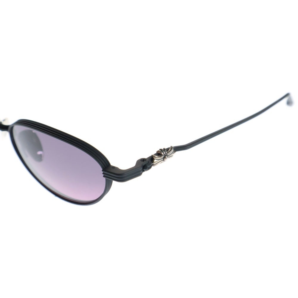 CHROME HEARTS(クロムハーツ) CLITORIAL オーバルフレーム カラーレンズサングラス メガネ 眼鏡 ブラック/パープル